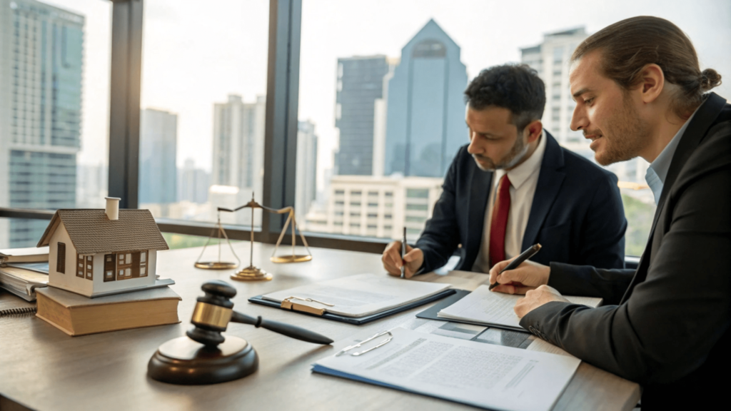 A guide to property law, covering the legal aspects of real estate transactions, including purchase agreements, title searches, and common pitfalls.